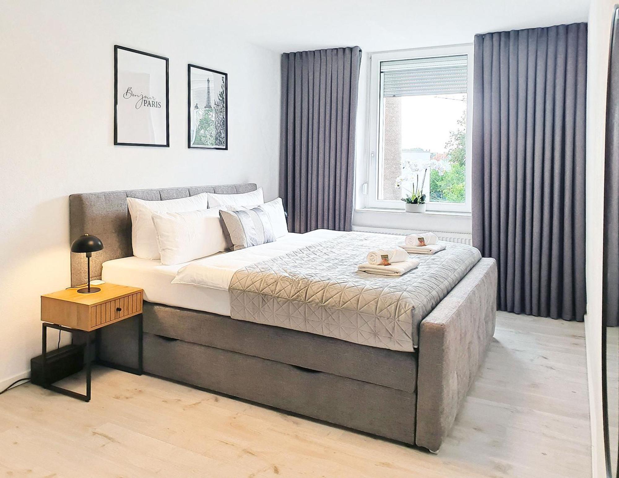 Livation - Apartments Hamm-Mitte - 2 Zi - Nespresso - Smarttv - Freewifi - Ausgestattete Kueche - 24H Check-In - Bis 4 Pers Pro Apartment Hamm  Ngoại thất bức ảnh