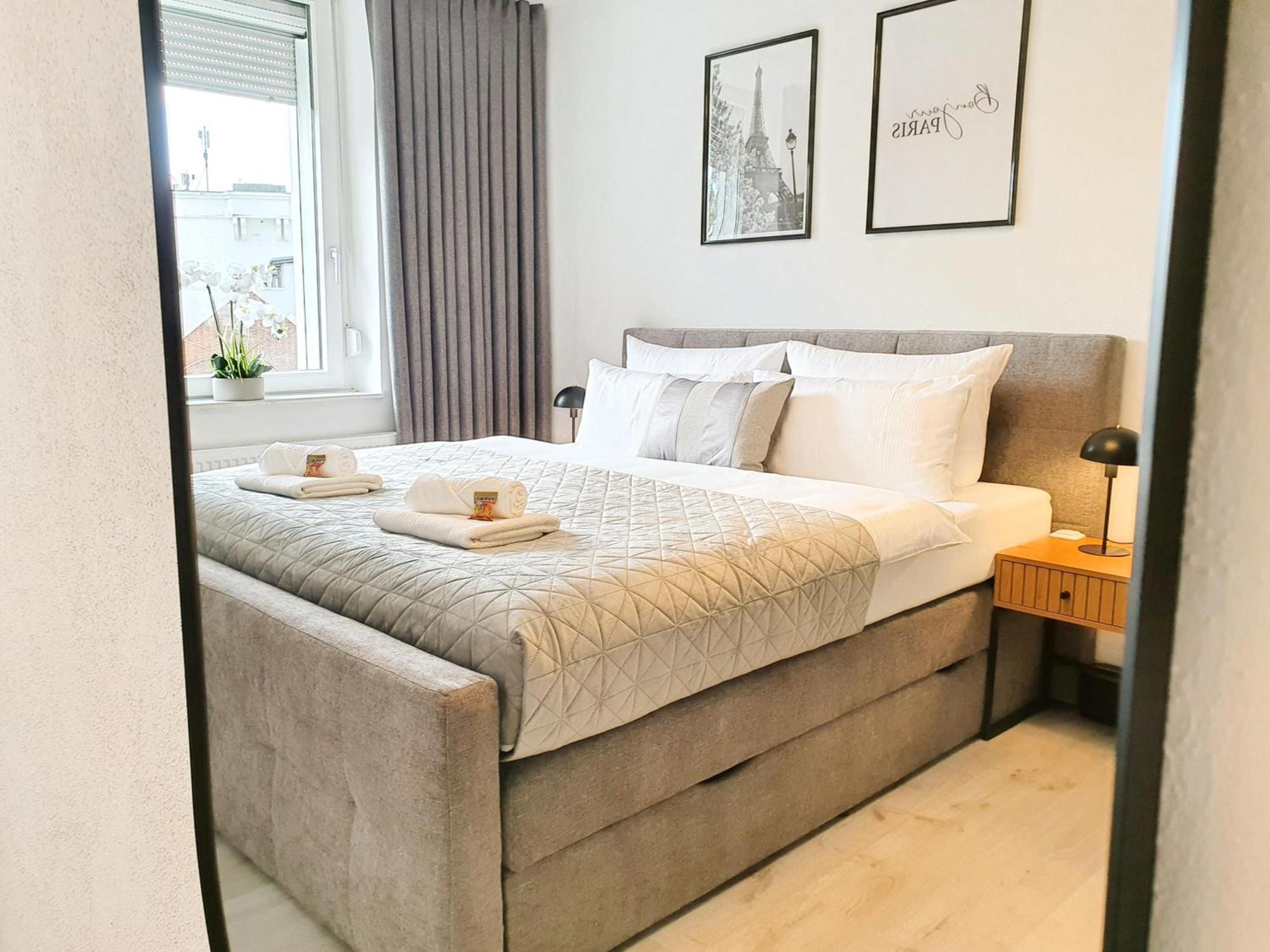 Livation - Apartments Hamm-Mitte - 2 Zi - Nespresso - Smarttv - Freewifi - Ausgestattete Kueche - 24H Check-In - Bis 4 Pers Pro Apartment Hamm  Ngoại thất bức ảnh