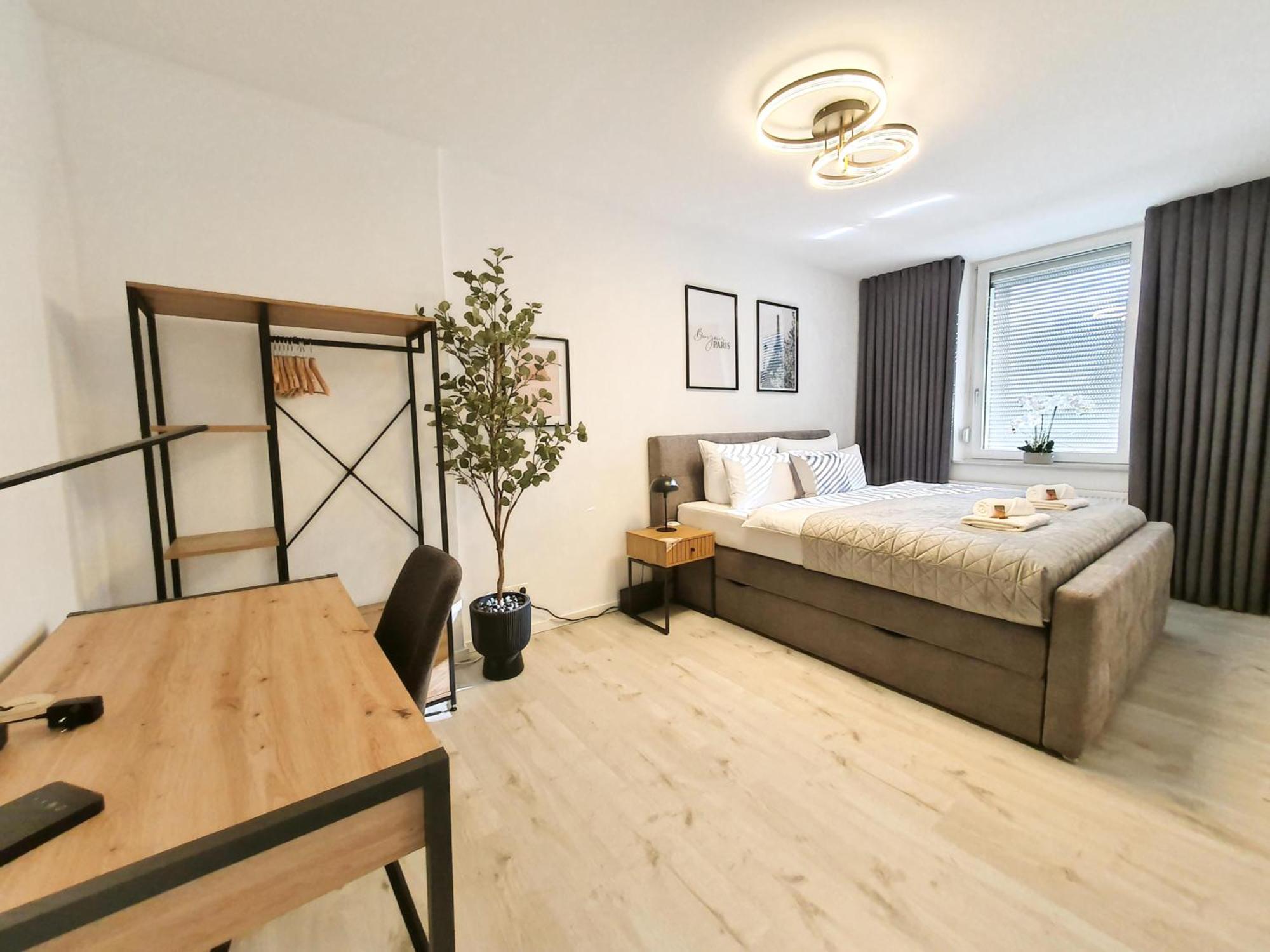 Livation - Apartments Hamm-Mitte - 2 Zi - Nespresso - Smarttv - Freewifi - Ausgestattete Kueche - 24H Check-In - Bis 4 Pers Pro Apartment Hamm  Ngoại thất bức ảnh