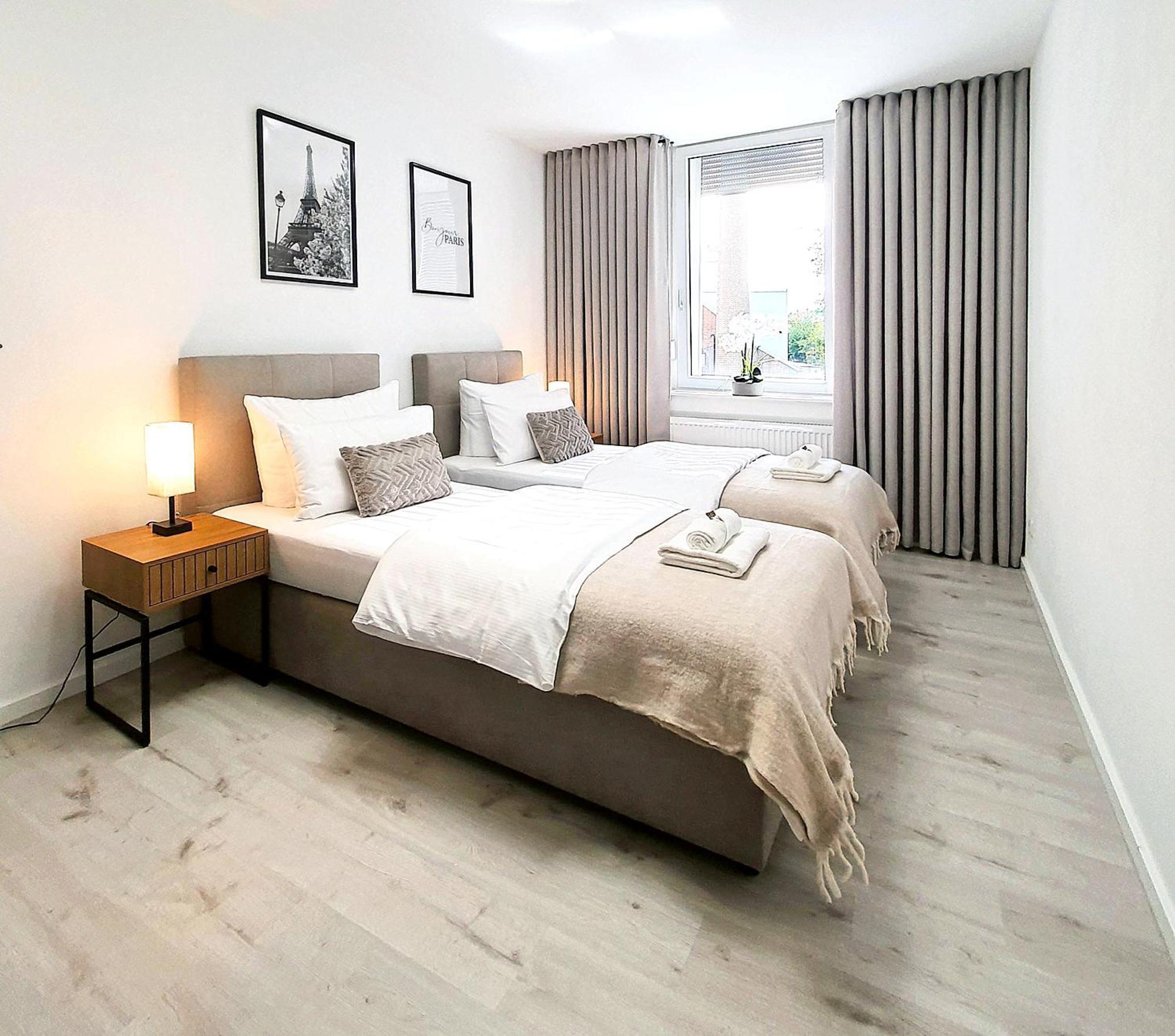 Livation - Apartments Hamm-Mitte - 2 Zi - Nespresso - Smarttv - Freewifi - Ausgestattete Kueche - 24H Check-In - Bis 4 Pers Pro Apartment Hamm  Ngoại thất bức ảnh